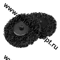 ТУНДРА Круг коралловый по металлу, для шлифовки и полировки, для дрели, М8, 75 мм, ( в уп. 2 шт)