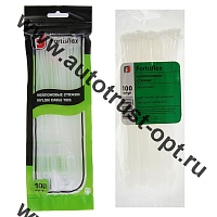 Хомут (стяжка) "Fortisflex"  8 х 400  (белый)