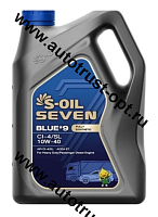 S-OIL  BLUE#9 10W40 CI-4/SL (синт)   4л  Масло моторное
