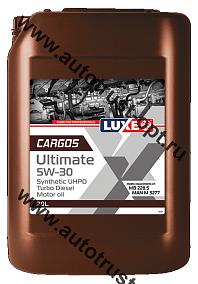 LUXE Масло дизельное CARGOS Ultimate UHPD TURBO DIESEL 5W30 (синт) 20л 