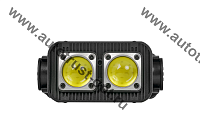 FOCUSray Фонарь налобный акку 18650 1200мАН  3,7V, сенсор 2 диода COB 3W
