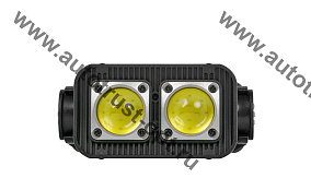 FOCUSray Фонарь налобный акку 18650 1200мАН  3,7V, сенсор 2 диода COB 3W
