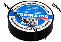 IZ 1918 FR Изолента ПВХ "TERMINATOR" черная 19мм х 18м x 0,13мм огнеупорная 