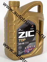 Масло моторное ZIC TOP 5W30  4 л  API SL  ACEA A3 / B3 (синтетическое)