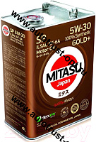 Масло моторное MITASU GOLD Plus SP 5W30  4л синтетическое для бензиновых двигателей MJ-P01/4