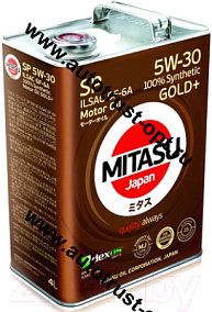 Масло моторное MITASU GOLD Plus SP 5W30  4л синтетическое для бензиновых двигателей MJ-P01/4