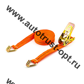 ТОП АВТО Ремень крепления груза, ширина ленты 25мм, 800/1600кг, 10м (Блистер)