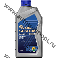 Масло моторное S-OIL BLUE#7  5W-30 API CF-4/SG (дизель, п/синт)   1л