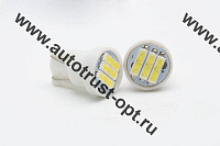 T10 (W5W)-7020-3SMD 12V светодиод (белый) 1шт.
