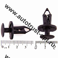 Клипса SKYWAY  S05601008 для кузова и внеш. обвеса со штырем нажимная 7,6х15,1х25,6мм для Nissan