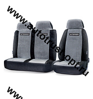 Чехлы AUTOPROFI "GAZ" GAZ-002 BK/GY