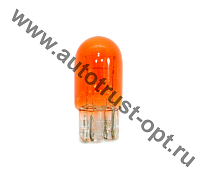 KurumaKit  Лампа автомобильная накаливания T20 W21/5W Amber.12V.21/5W.W3x16d оранж б/ц