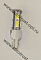 Светодиод 24V T10 10SMD (5630) W2.1x9.5D WHITE  (габарит, повторитель поворота) Маяк