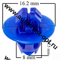 Клипса SKYWAY  S05601253 TOYOTA 253 (OEM: 75495-35010, KJ-2202)