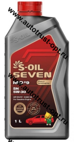 S-OIL  RED #9 SN 5W30 Fully Synthetic 1л