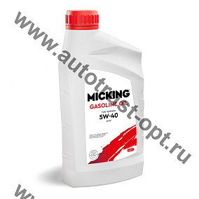 Моторное масло Micking Gasoline Oil MG1 5W-40 синтетич. API SP для бензиновых двигателей 4л