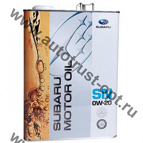 Subaru Motor Oil 0W20 SN  4л
