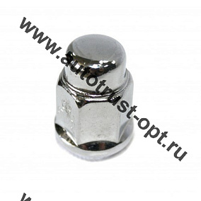 Гайка М 12*1,50*27 конус (без бурта), хром, ключ 21 (N006/12721)