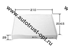 KITTO Фильтр салонный AC-8503C/АC-808 (УГОЛЬНЫЙ, 80291-TF0-941, 80291-S2H-505)