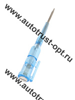 ЛОМ Отвертка индикаторная, пластиковая рукоятка, 120 мм 220V
