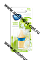 Ароматизатор "FRESH WAY" Wood blister (Green apple)  5мл