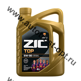 Масло моторное ZIC TOP 5W30 API SL  ACEA A3 / B3 (универсальное, синт) 4л