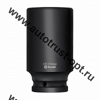 БелАК Ударная шестигранная глубокая головка 30мм, 1/2", CRV