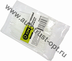 ON Хомут нейлоновый для стяжки 2,5 х 100мм, белый 