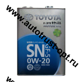 Toyota Motor Oil 0W20 SN/GF-5 4л