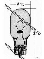 Абц 12V 16W   W2.1x9.5d T16 "Koito" (1781)