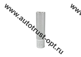 KINGTUL Головка глубокая 6-ти гран х  8 мм  1/4"  KT-5255008 ДТ600258