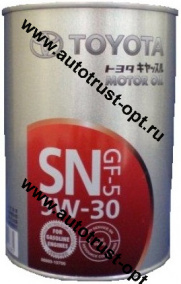 Toyota Motor Oil 5W30 SN/GF-5  1л