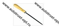 ON Напильник с деревянной ручкой, круглый, 150 мм №2 Ж ДТ 252921 252923
