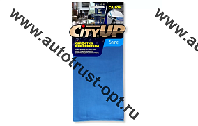 City Up Салфетка  микрофибра для стекла (35*40 см)  CA-106 1шт