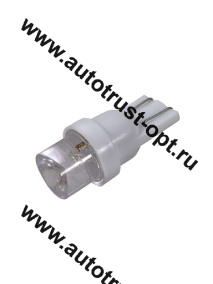 KS Лампа светодиодная T10 12V W2,1-9,5d  б/ц, конус,  белая