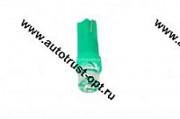 KS Лампа светодиодная T5 12V W2,0-4,6d зеленая, конус, б/ц  малая