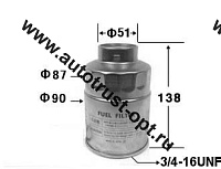 RB-exide Фильтр топливный FC-158  23303-64010