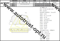 ANCHI Тормозные колодки AC1112C/ AN-604K, PN-1431  PF-1431