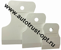 ON Набор шпателей резиновых 40-60-80 мм, белые 