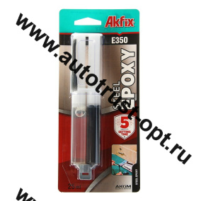 Akfix E350 Эпоксидный клей для металла 25 мл (29гр)
