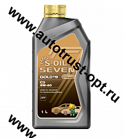 Масло моторное S-OIL GOLD #9 5W40 API SN/CF (универсальное, синт)  1л