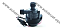 Дополнительная водяная помпа 12V 16mm (насос отопителя)