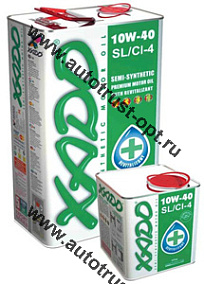 XADO Atomic Oil 10W40 SL/CI-4 (п/синт)  4л