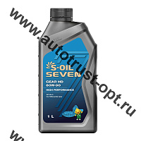 S-OIL 7 GEAR HD 80W90 GL-5  1л