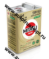 Mitasu MOLY-TRIMER 5W50 SM (синт) 4л. MJ-M13/4