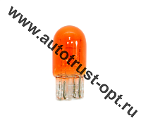 KurumaKit  Лампа автомобильная накаливания T20 W21/5W Amber.12V.21/5W.W3x16d оранж б/ц