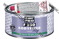Шпатлевка BODY  PRO F250  FIBER  (0,75 кг) (со стекловолокном)