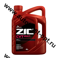 Жидкость трансмиссионная Zic  CVT Multi   4л (универсальная, вариаторная, синтетика)