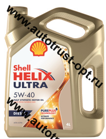 Shell Helix Ultra Diesel  5W40 CF (cинт) 4л