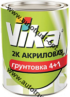 VIKA Грунт акриловый 4+1 HS 2K "прямо на металл" Серый 1,2 кг + 0,19 кг отв.